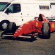 Guust (9 maanden) in M Schumachers Ferrari 1996